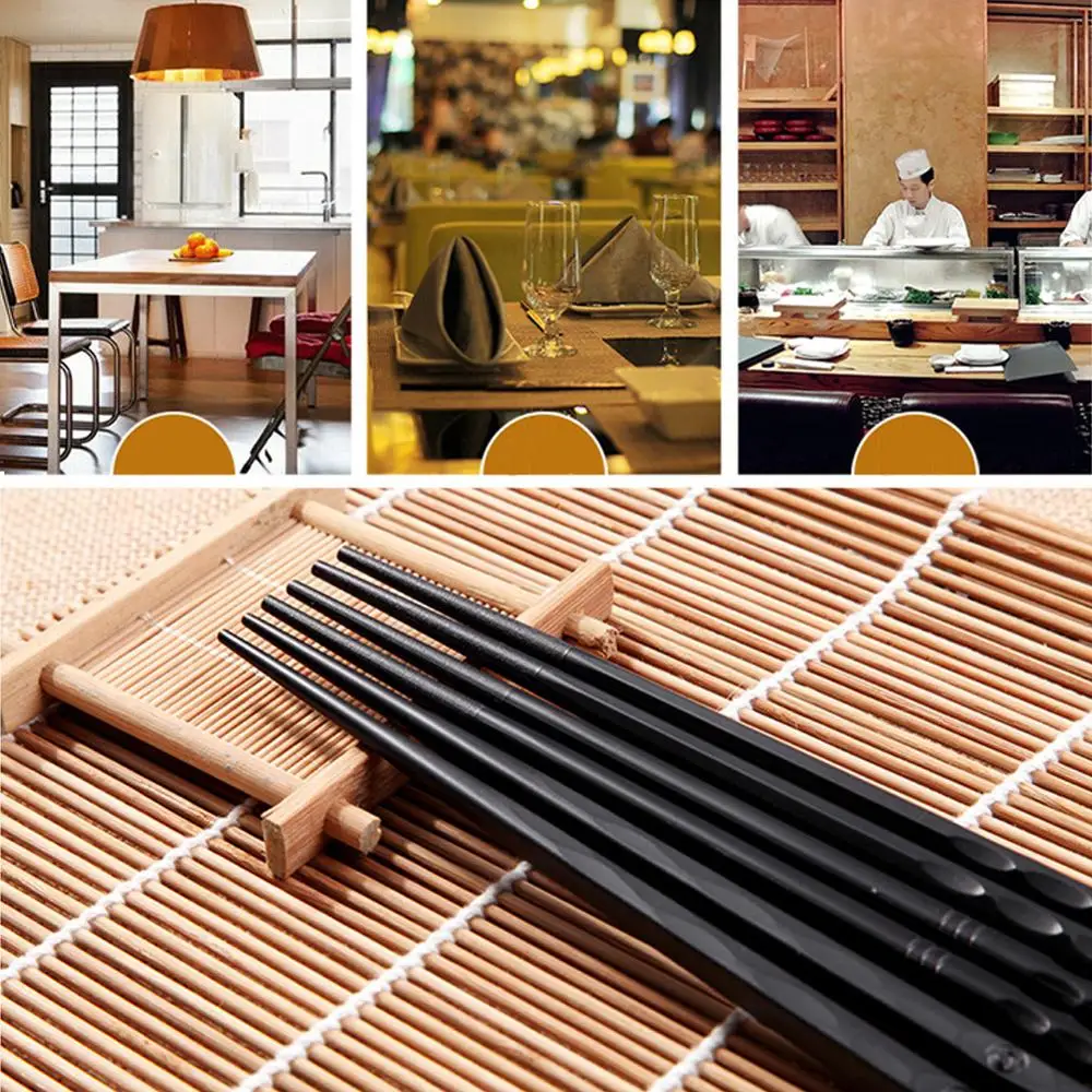 Практичные 1 пара сплав японские палочки для Суши Палочки еды многоразовые кухня