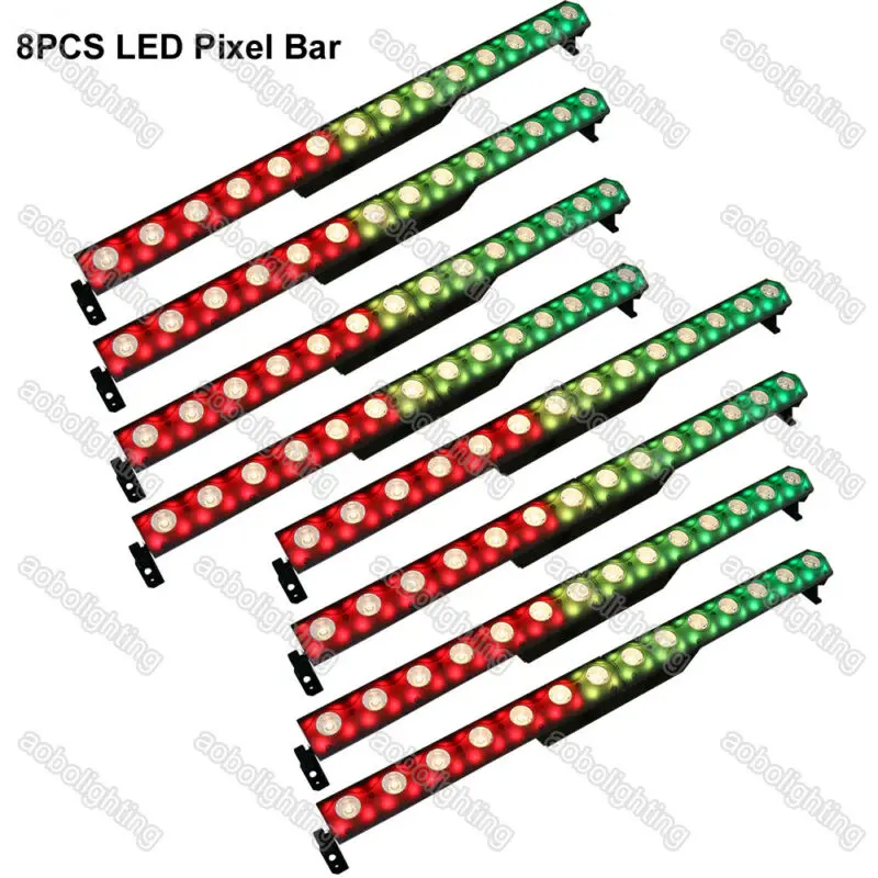 

8 шт./лот теплый светодиод 14x3 Вт настенный RGB-луч белый светодиод CREE осветительная полоса цветные светильники шайба