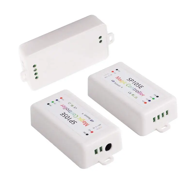 

Bluetooth APP iOS Android LED Pixels Controller DC5-24V for WS2811 WS2812B APA102 SK6812 Individually Addressable Strip Light