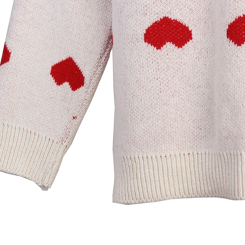 GLO-STORY 2019 Winter Women Causal Heart O-Neck Long Sleeve Pullover Sweater Knitted Warm Tops for Female Clothes | Женская одежда
