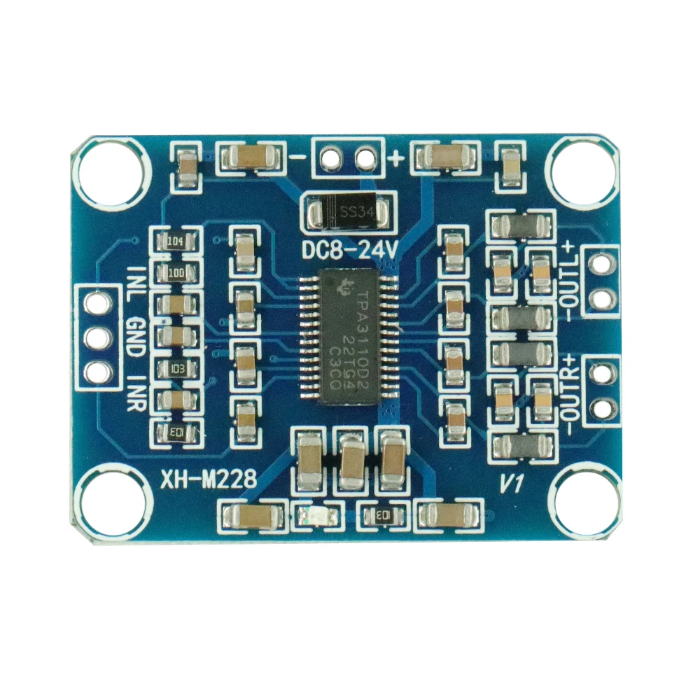 Плата цифрового усилителя звуковой стереосистемы TPA3110 2X15W модуль мини