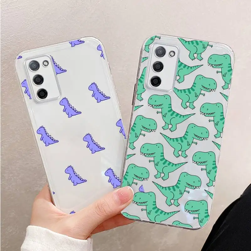 

dinosaur Phone Case Transparent For oppo R17 R15 R11 R9 F11 A32 A39 K7 K5 S X PRO PLUS moible bag