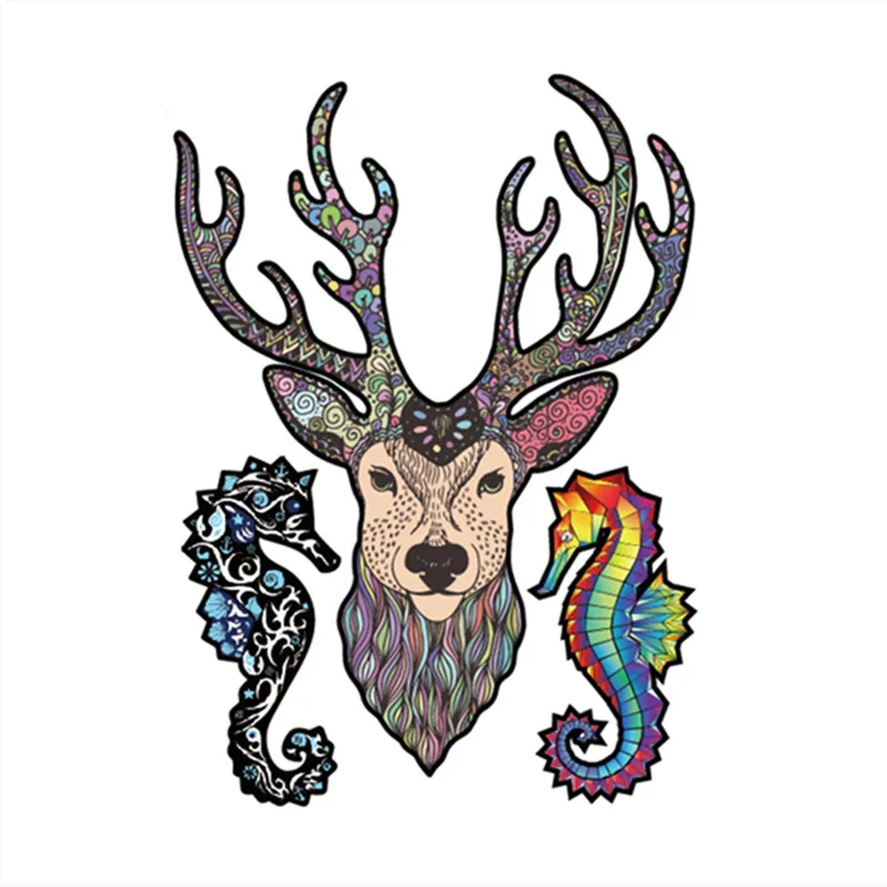 

3D special-shaped wooden jigsaw puzzle feather eagle wooden jigsaw puzzle toy irregular jigsaw puzzle children's educational toy
