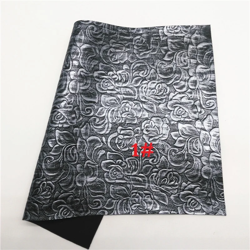 1 Glitterwishcome 21X29 см A4 размер винил для бантов цветы искусственная кожа, Vintge синтетическая искусственная кожа листы для бантов, GM598A - Цвет: 1