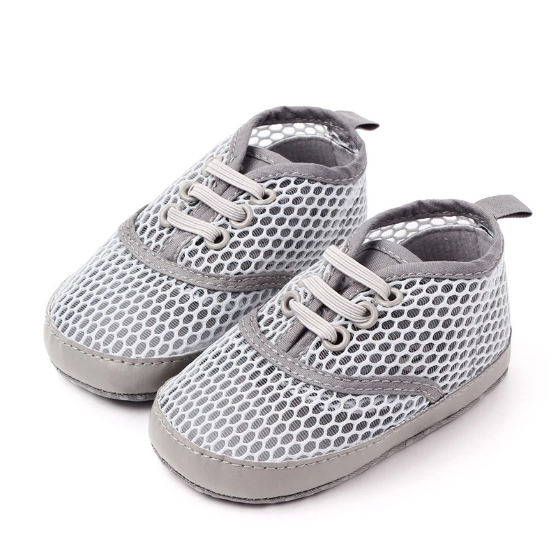 Детские кроссовки из сетчатой ткани спортивная обувь для новорожденных