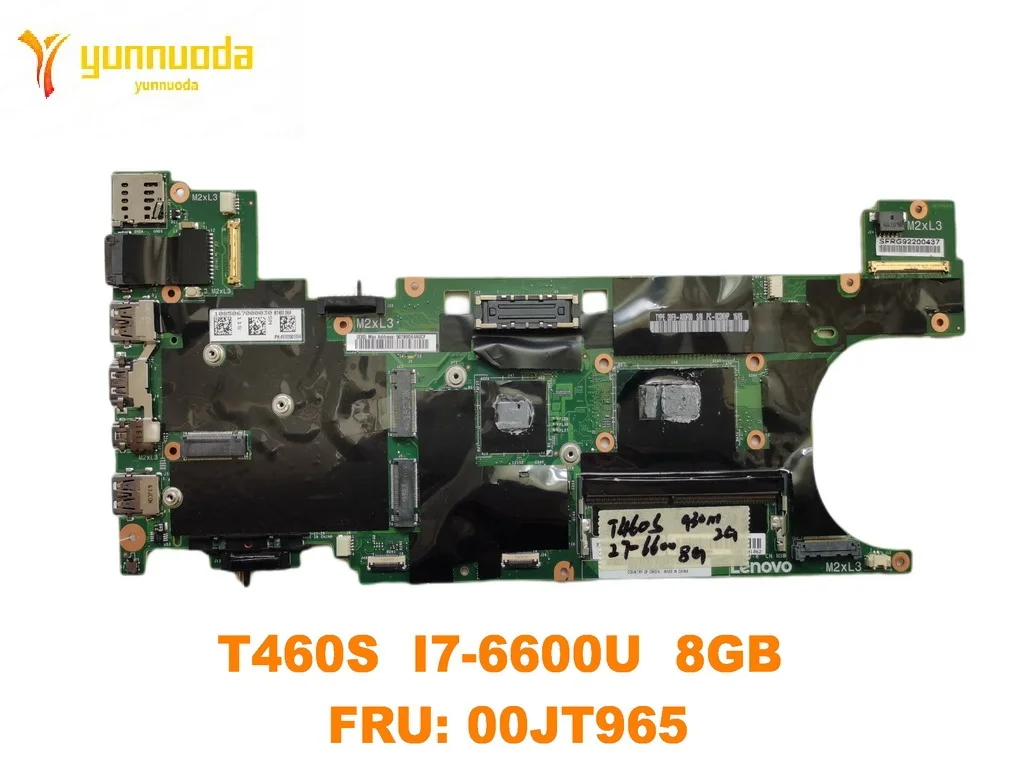 

Оригинальная материнская плата для ноутбука Lenovo ThinkPad T460S T460S I7-6600U 8 Гб FRU 00JT965, протестирована, хорошая Бесплатная доставка