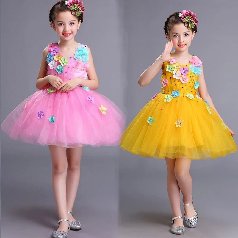 

Платье для девочек с блестками для бальных танцев и джазовых танцев, детская одежда для свадьбы и Хэллоуина, костюмы, наряды, рождественское...