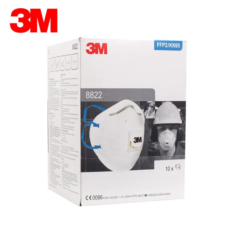 8822 Анти пыль PM2.5 противотуманные маски для защиты от дыма анти частицы защита