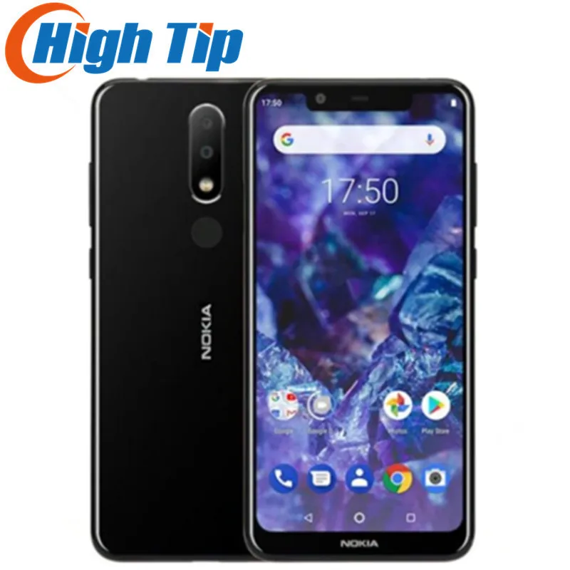 Разблокированный Оригинальный сотовый телефон Nokia X5 Распознавание отпечатков