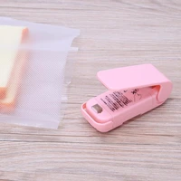 portable mini sealer plastic bag sealer sealing machine food snacks bag food packaging household kitchen storage bag clip