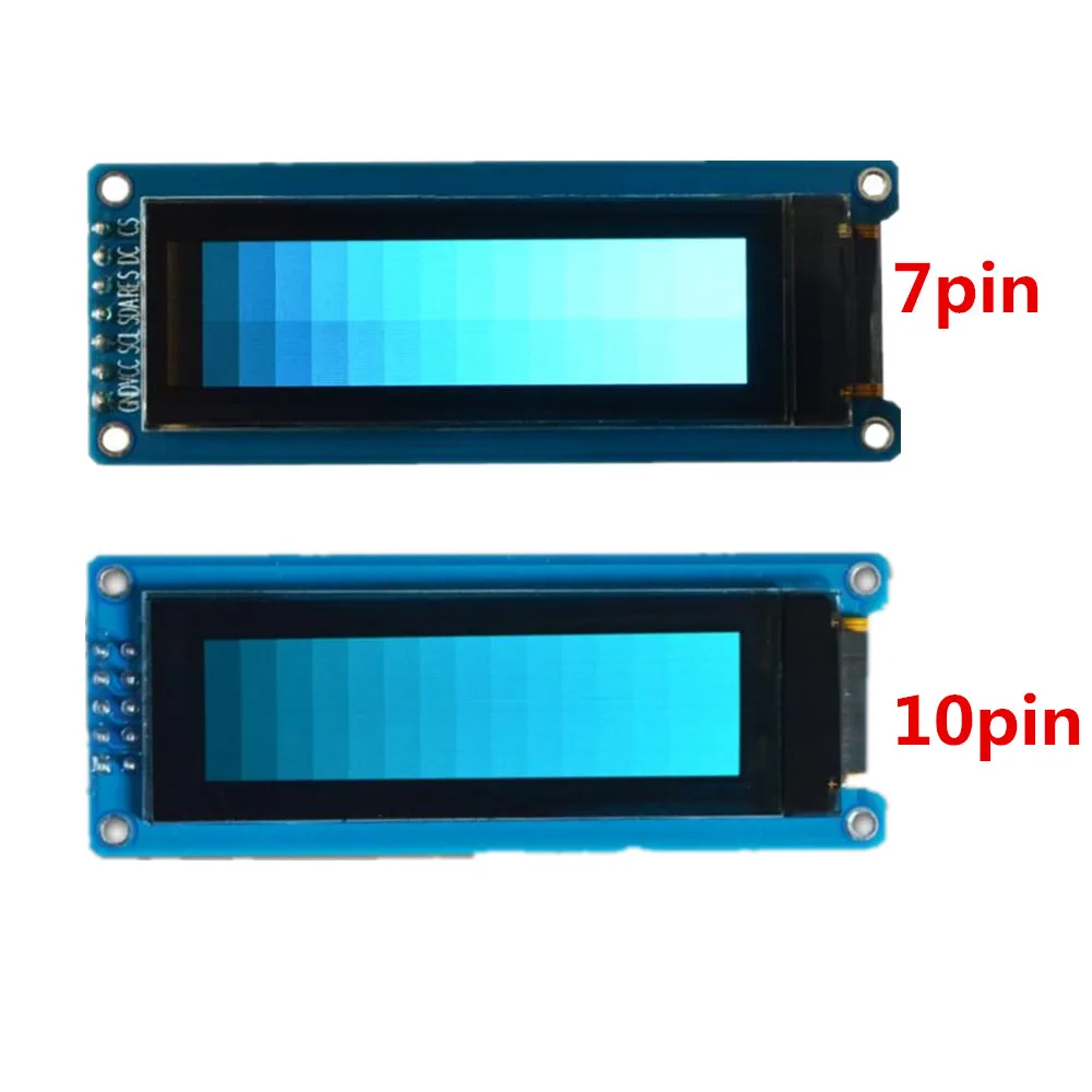 Модуль OLED дисплея 7/10 Pin 2 08 дюйма ЖК экран SH1122 25664 с серебренным серийным экраном