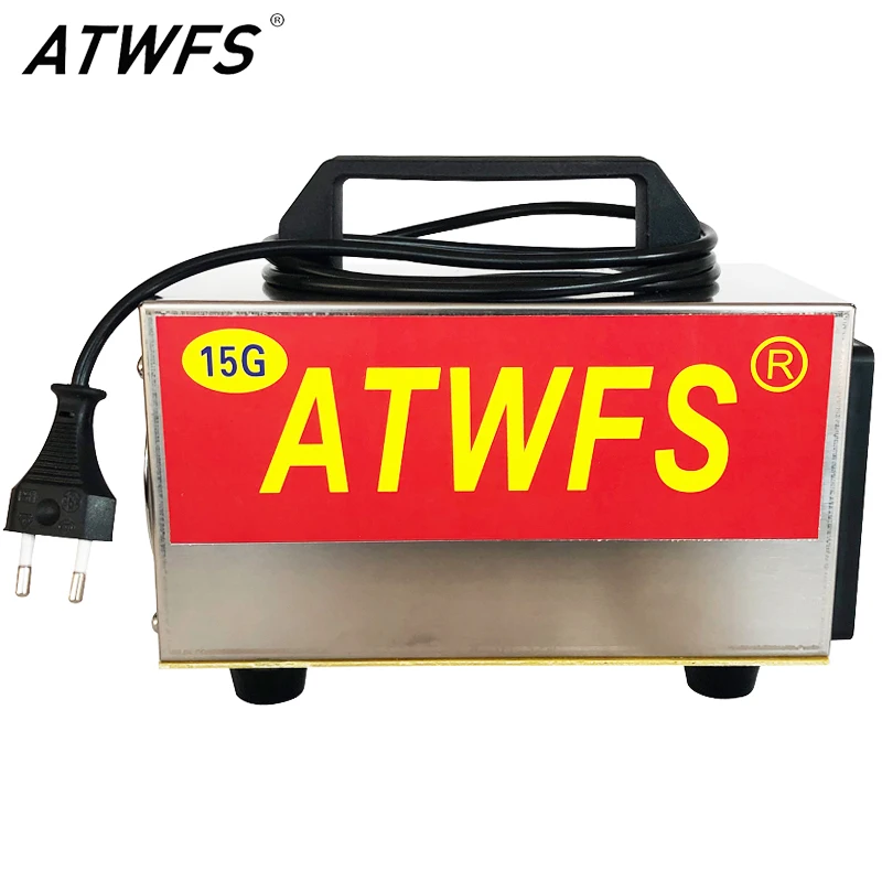 ATWFS Air Purifier Ozone Generator 220v 15g Ozonizer Cleaner Ozonio Ozonizador Disinfection Sterilization Formaldehyde New
