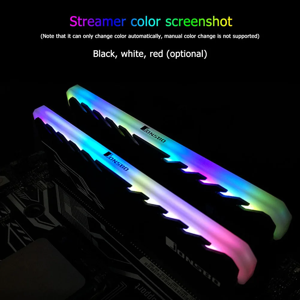 JONSBO RGB теплоотвод ОЗУ DDR DDR3 DDR4 Охлаждающий радиатор с памятью для настольного
