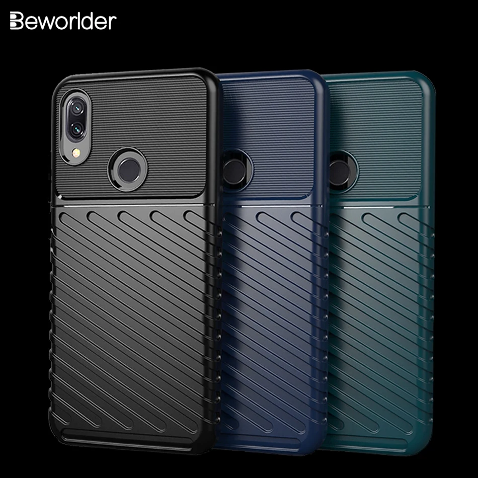 Защитный чехол для Xiaomi Redmi Note 7 Pro чехлы из мягкого силикона и резины прочный