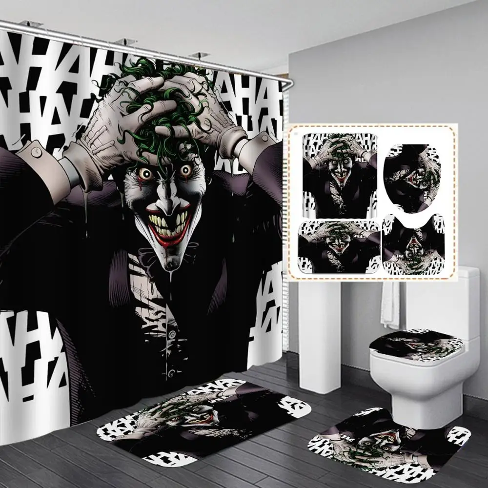 16 стилей Джокера шторы для душа ванной в помещении на улице стену бар