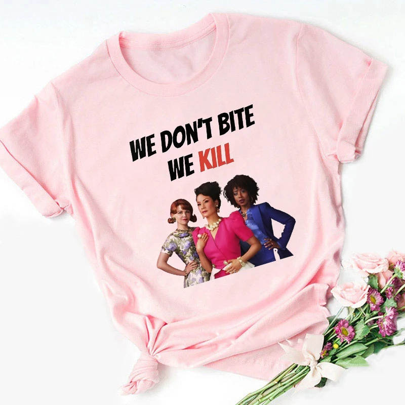 Why Women Kill T Shirt 2019 Vern Alma Rita T-Shirt Pink Clothes Women Clothes Female Clothing Vintage Streetwear Tee 90s Tops
