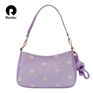 Женская сумка Рюкзак Женская сумка с вышивкой Повседневная сумка Женские сумки мода Сумка для подмышек для женщин 2020 Realer
