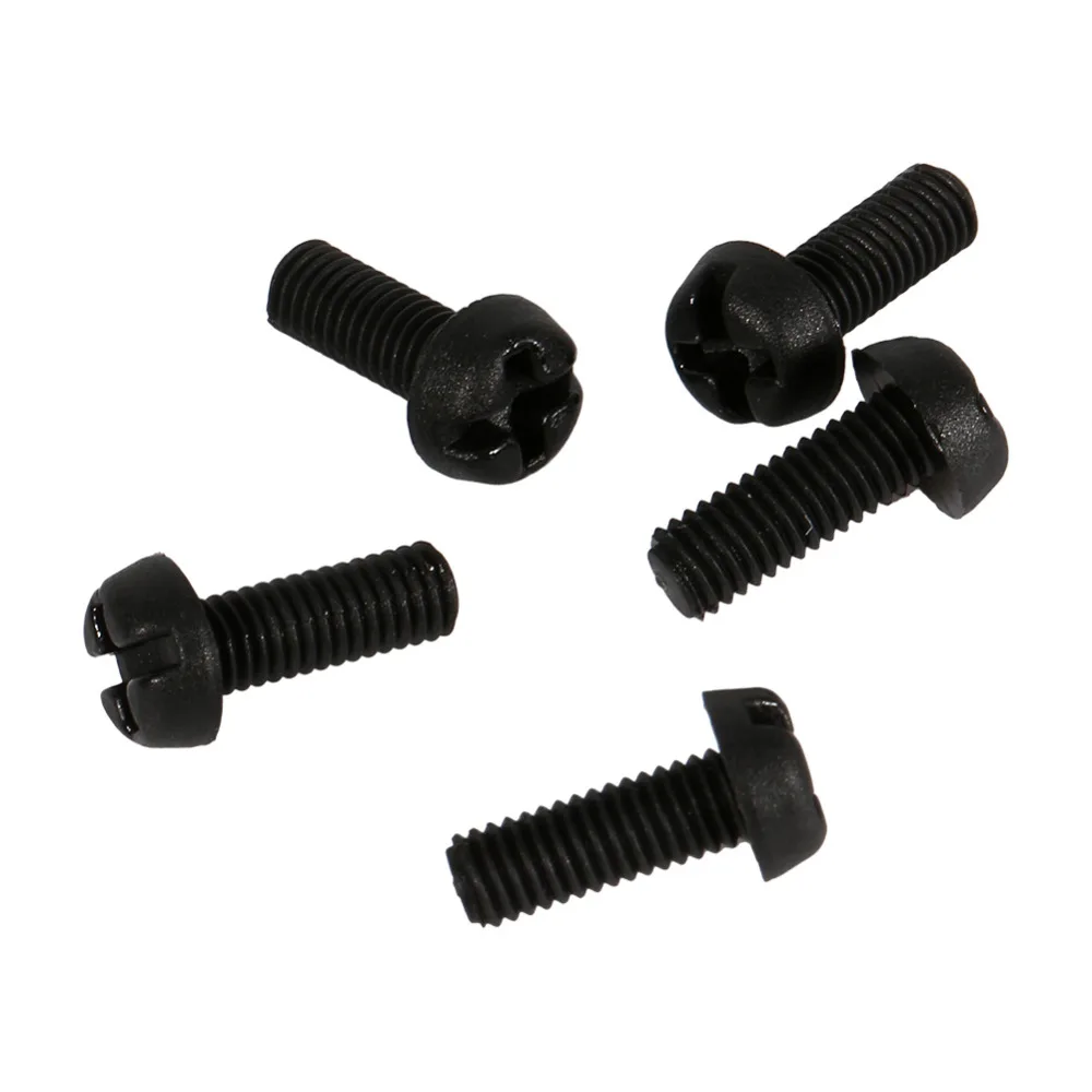 100 шт/Чехол черный пластиковый нейлоновый шестигранный винт 4 размера