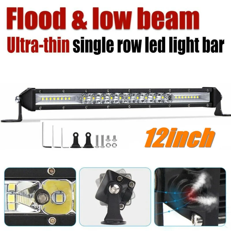 Ультра-тонкий 12 300 Вт Светодиодный светильник для работы комбинированный