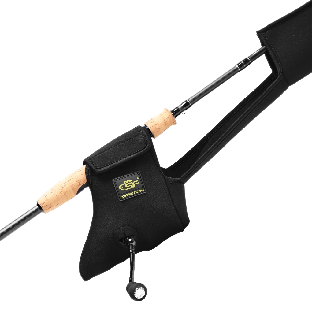 SF рыболовная удочка чехол для удилища черная Улучшенная крышка защитный