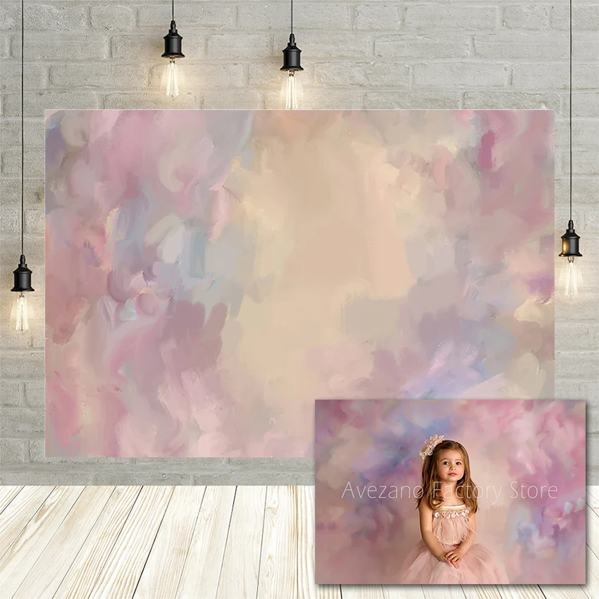 

Фон Avezano для фотосъемки с изображением фантазийных абстрактных облаков для детской портревечерние фотосъемки в студии на день рождения