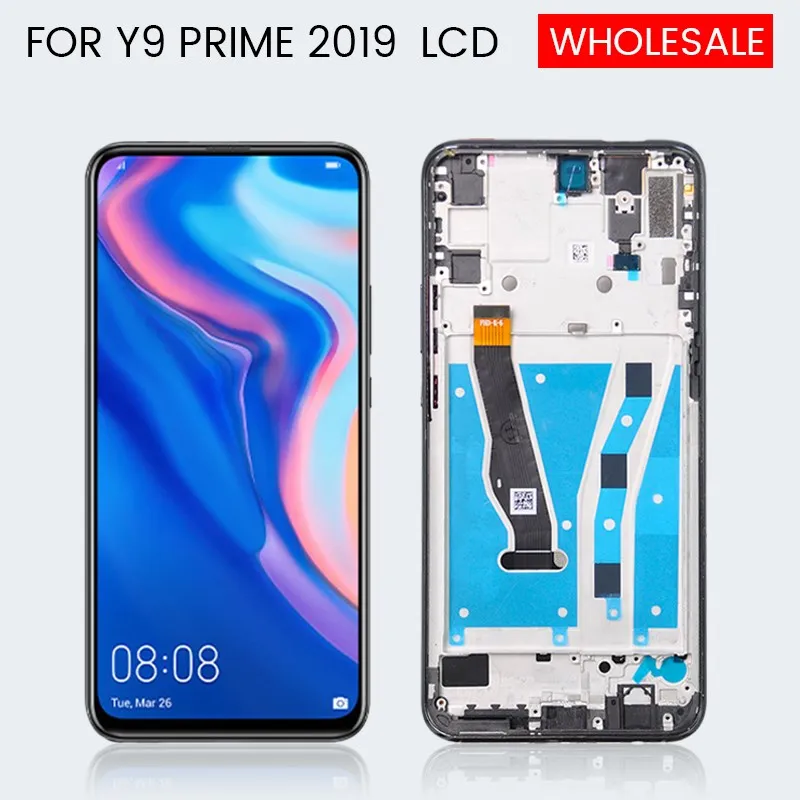 1 шт. Y9 Prime 2019 дисплей для Huawei P Smart Z ЖК сенсорный экран дигитайзер в сборе с рамкой