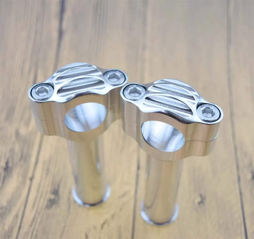 Бесплатная доставка кафе гонщик мотоцикл руль стояки 1 &quotстояки|handlebar riser clamps|riser