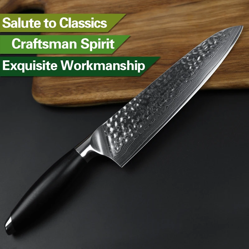 XINZUO " дюймовый нож Gyuto 10Cr15CoMoV японский Дамасская сталь Newarrival кухонные инструменты поварские ножи G10 Ручка