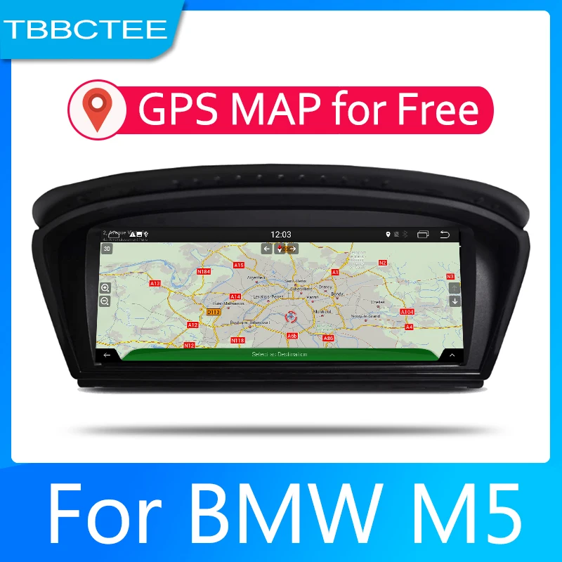 Для BMW M5 2004 2005 2006 2007 2008 2009 CCC CIC 1080P IPS LCD экран Android 8 Core автомобильное радио BT 3G4G AUX GPS