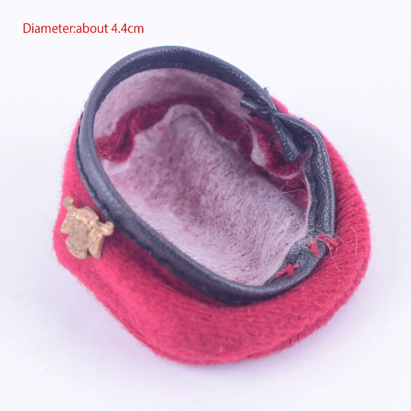

WWII 1/6 Scale Clothes Action Figure Accessory Red Beret Hat Cap Model For 12" Soldier Head 1/6 Body Doll Toy Figure Gift Body
