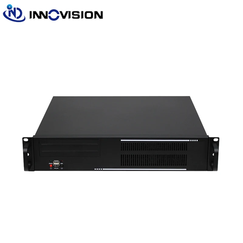 Functional  2U rack mount chassis RC2400W,support Mirco ATX server motherboard