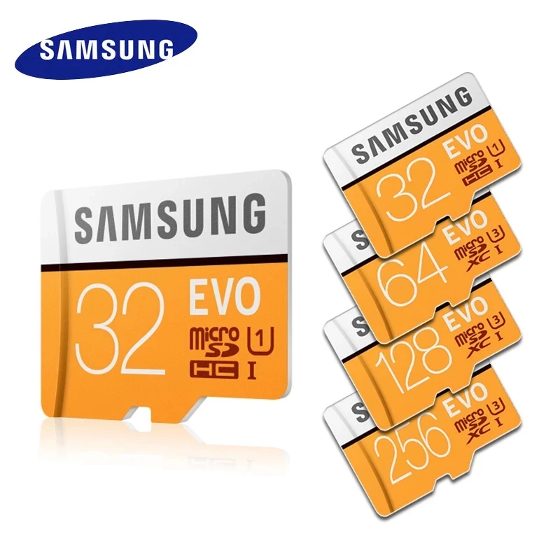 Карта памяти Microsd SAMSUNG EVO Plus/PRO Enduran карты 256G 128 ГБ 64 32 карта C10 4K со сверхвысоким