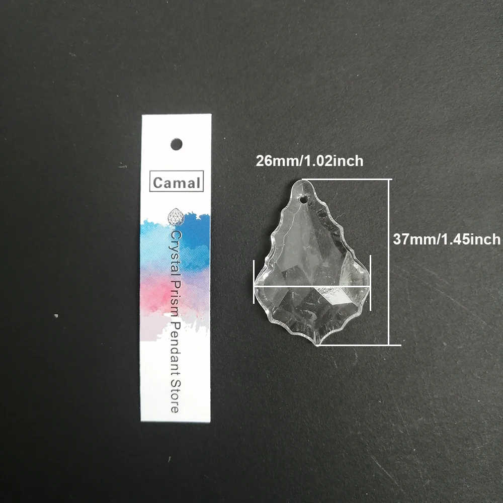 60 шт. акриловая подвесная люстра в виде кленового листа 37 мм|Украшения своими