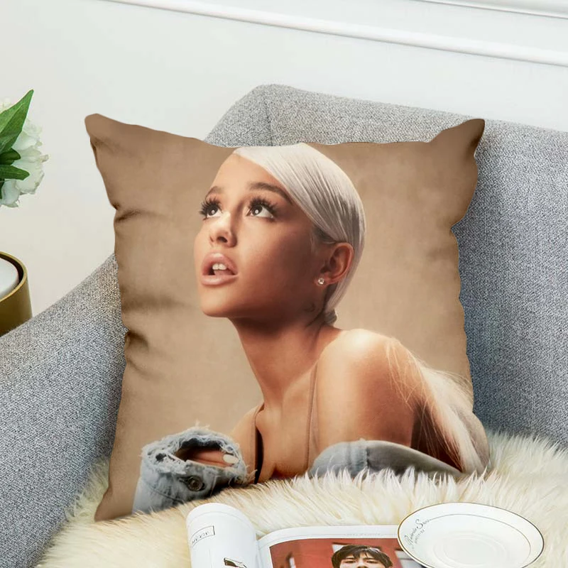 Ariana Grand декоративный чехол из полиэстера для подушки диванной стиль 9 | Дом и сад