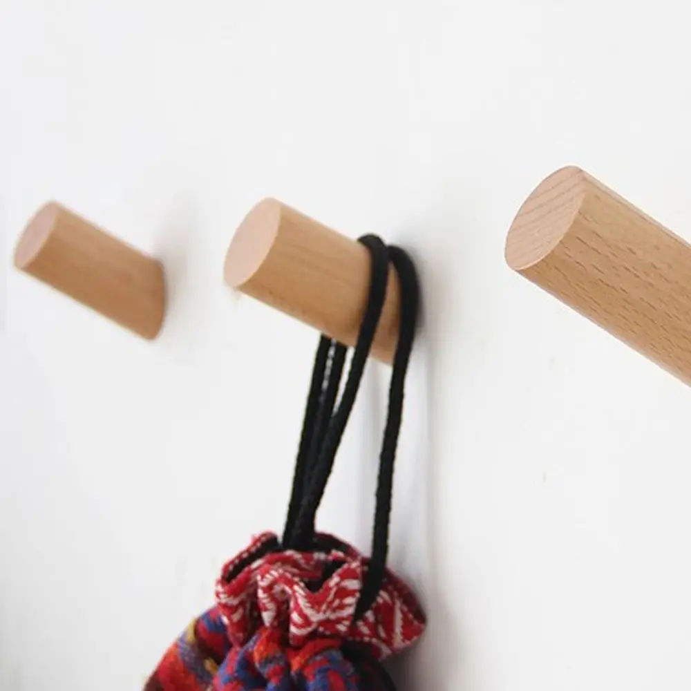 1 шт. настенная деревянная вешалка для одежды и сумок | Дом сад