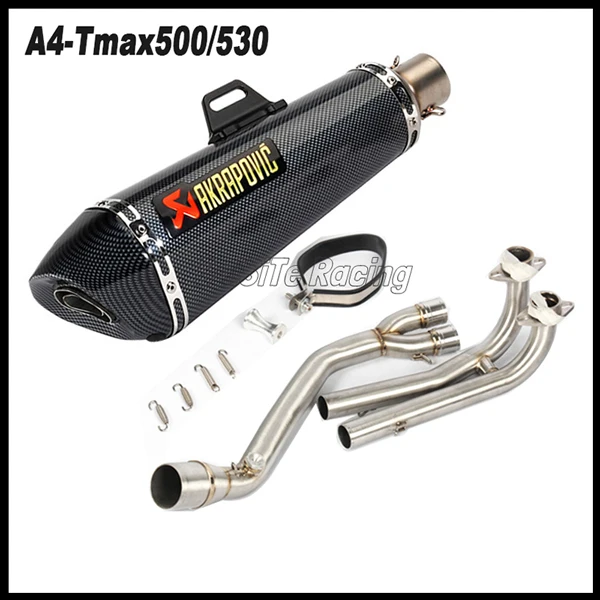 A4 Sticker Слипоны для Yamaha TMAX 530 TMAX 500 TMAX530 TMAX500 2008- TMAX мотоцикл Akrapovic глушитель Выхлопная система - Цвет: A4 Sticker