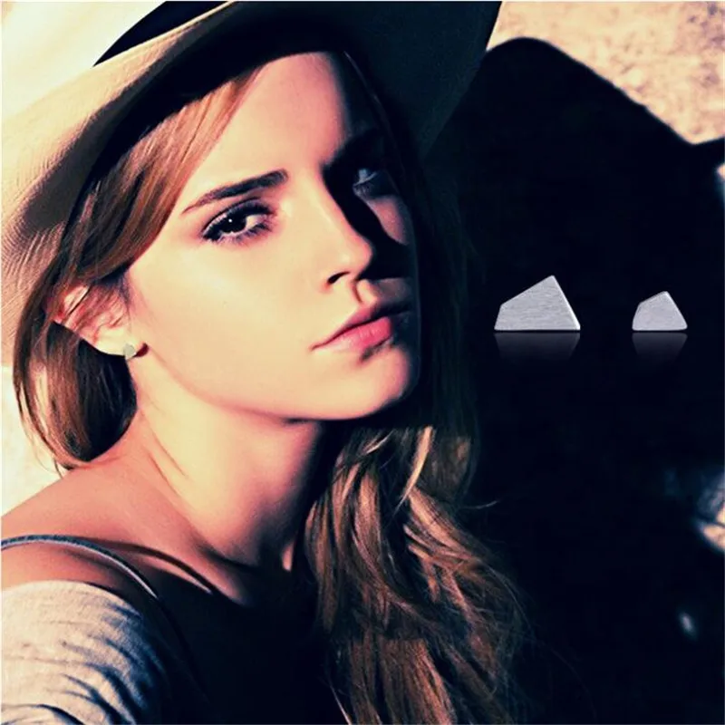 

New Fashion 925 Sterling Silver Jewelry Geometric Irregular Personality Asymmetrical Female Stud Earrings SE132