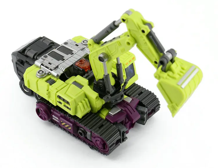 JINBAO трансформация G1 Devastator 6 в 1 негабаритных ко Bonecrusher грузовики крюк гравитационный скребок фигурка робот игрушки модель