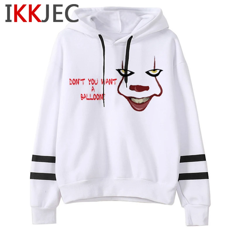 Это клоуны Забавный мультфильм толстовки для мужчин/wo мужчин Pennywise лузер фильм ужасов толстовки повседневное хип-хоп Уличная Толстовка мужской/женский - Цвет: 2700
