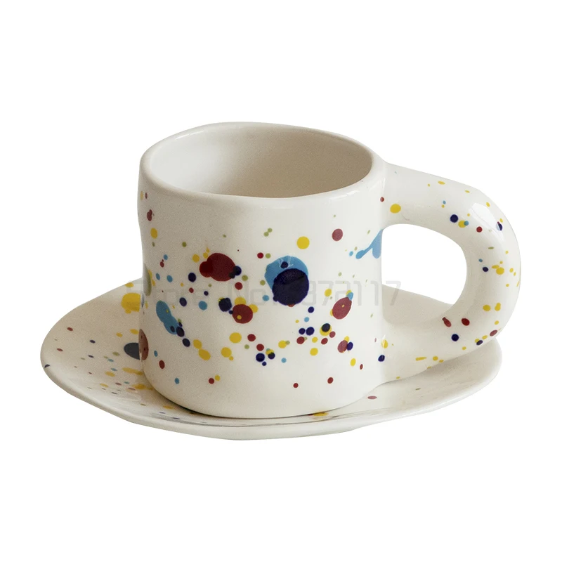 

Luxury Ceramic Coffee Mug Outdoor Travel Cute Small Turkish Coffee Cups Travel Ceramic Taza De Cafe Coffee Cup And Saucer Set