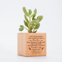 my mom i love you from son engraved plant pot