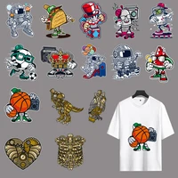 child cute animal dinosaur heat transfers for clothes applications diy iron on transfer patches cute t shirt sticker