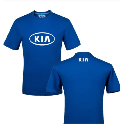 

NEW 2020 Funny KIA logo 100% Cotton Printing T-shirt Unisex Summer Casual T Shirt Tees shirt