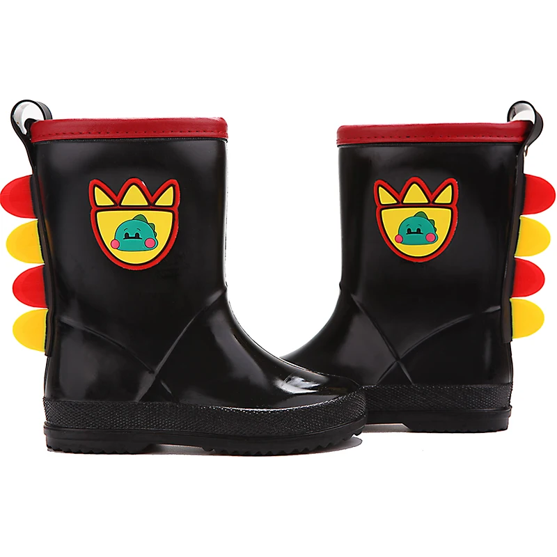 DRIPDROP Резиновые сапоги детские Непромокаемые для мальчиков и девочек с рисунком