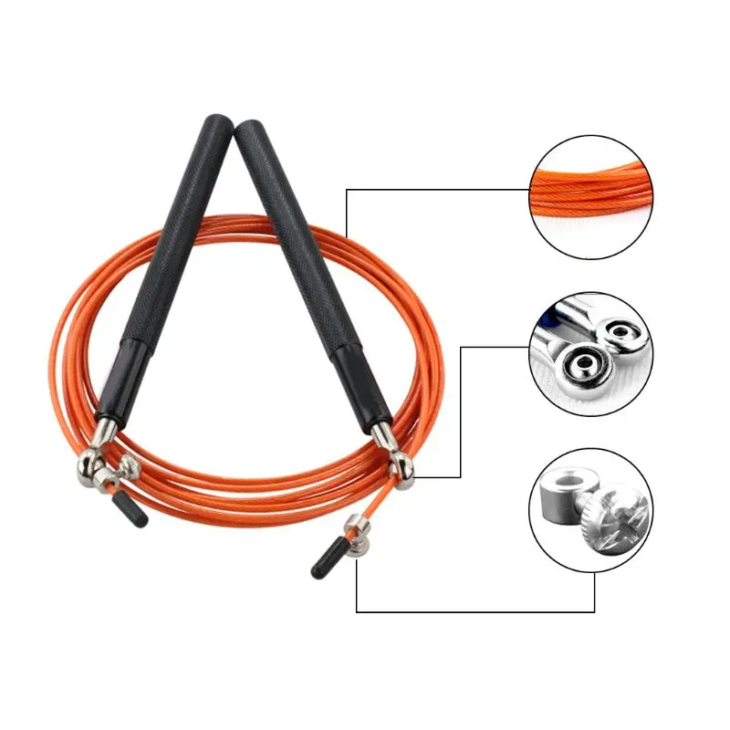 10ft Cross Speed Jump Rope Professionele Springtouw Voor Fitness Overslaan Met Zak 10ft Cross Speed Jump Rope Professionele Springtouw Voor Fitness Overslaan Met Zak