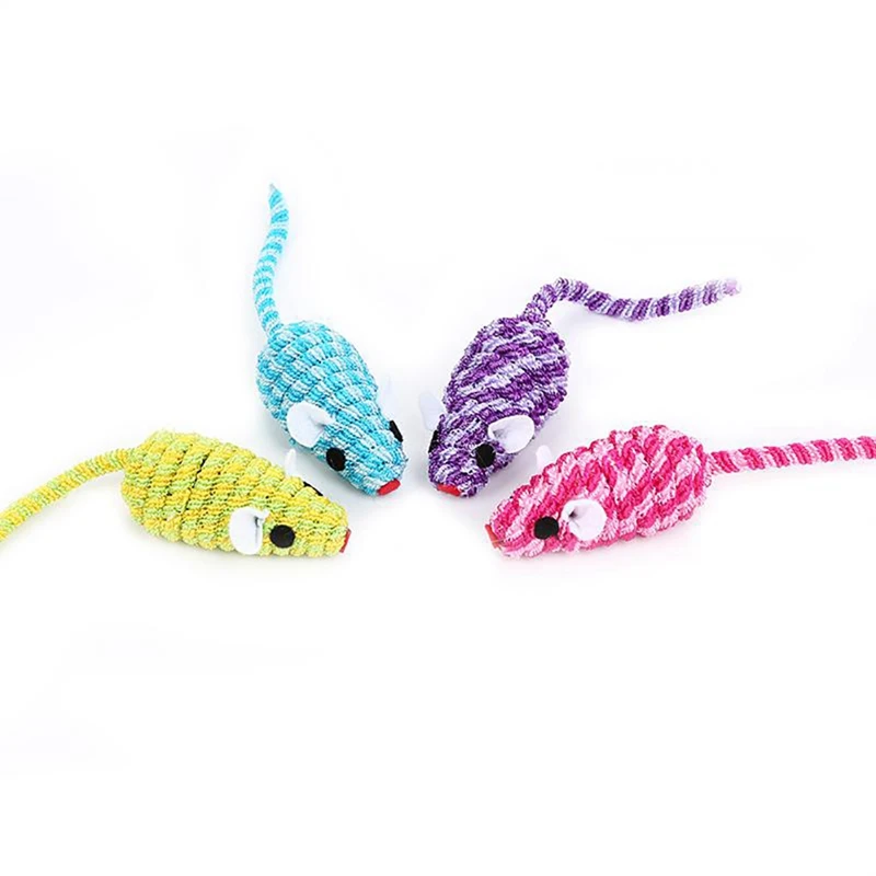 1 Pc Pet Cat Elastic Thread Rolling Ball Tease Rope Toy Bone Mouse Interactive Toys For Dog Playing Game Solving Boredom | Дом и сад