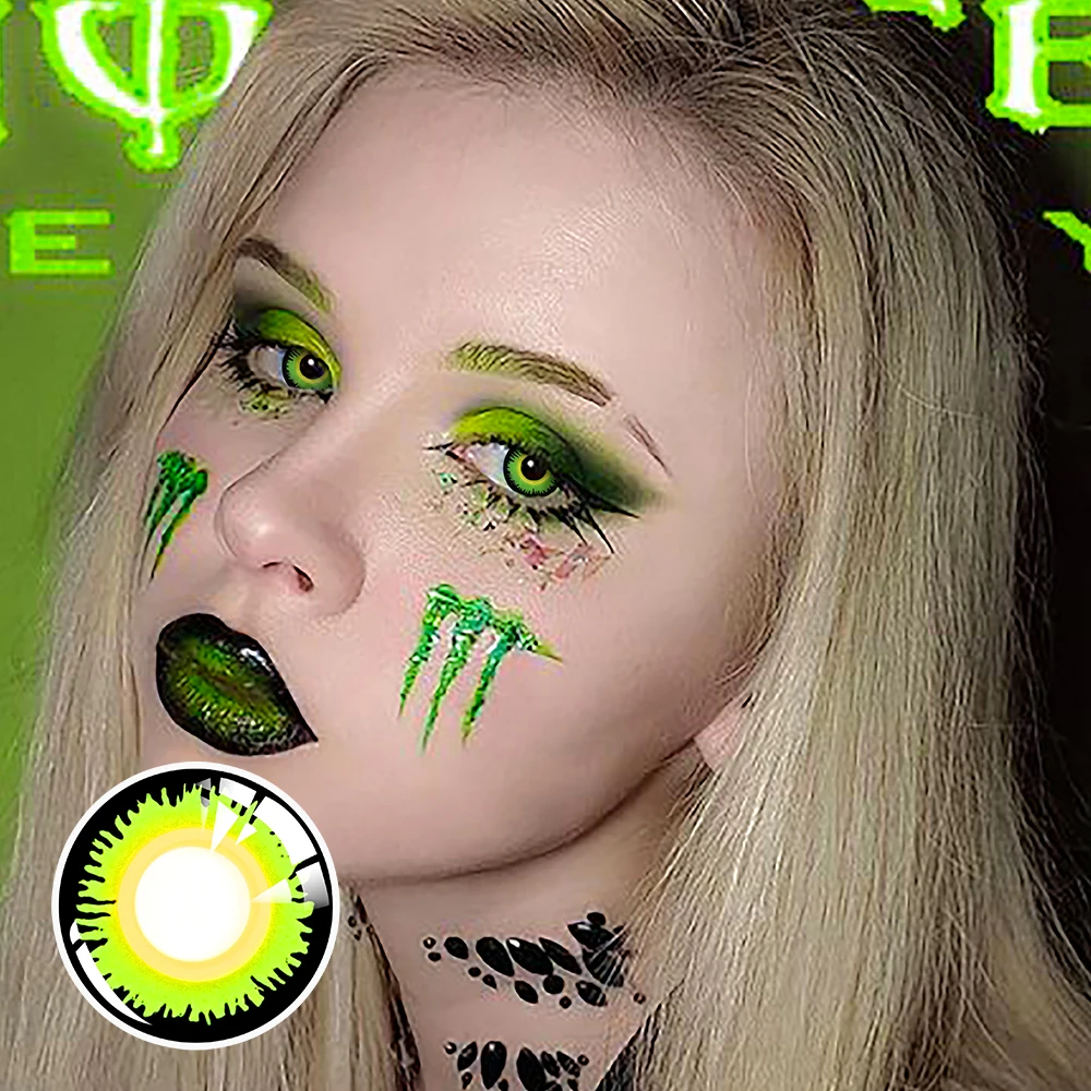 freshlady official color lens 1pair smooth soft colored lenses anime accessories beauty makeup yearly halloween big eye pupils free global shipping
