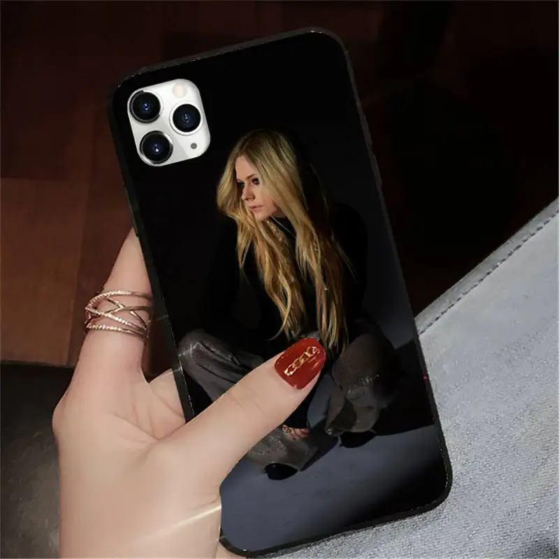 

Canada singer Avril Lavigne Phone Case for iPhone 11 12 pro XS MAX 8 7 6 6S Plus X 5S SE 2020 XR