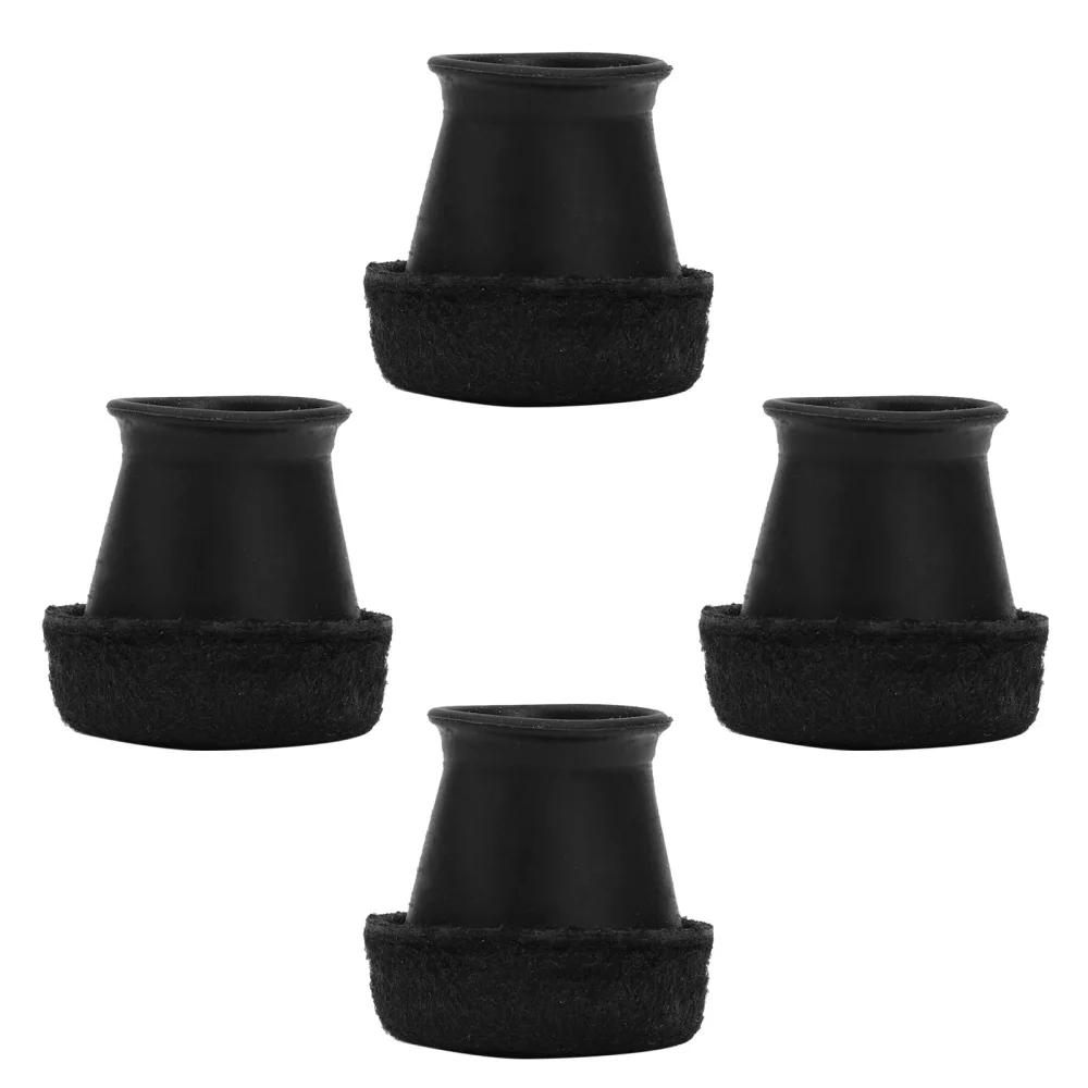 

4Pcs Table Feet Covers Non-skid Chair Feet Caps Round Shape Chair Foot Pads