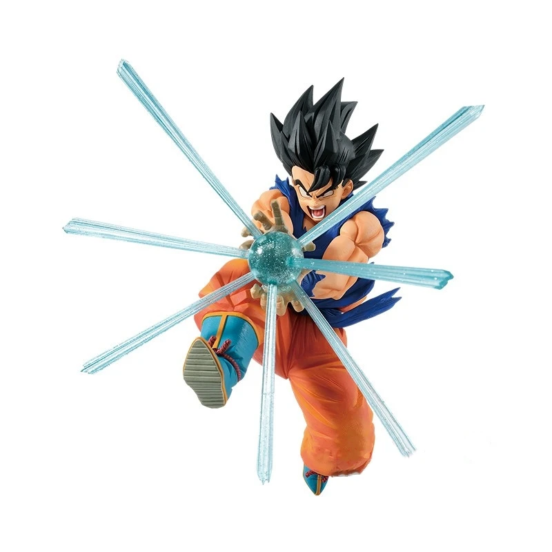 16 см Новинка Dragon Ball Z черные волосы Гоку ПВХ фигурка GxMateria специальные эффекты